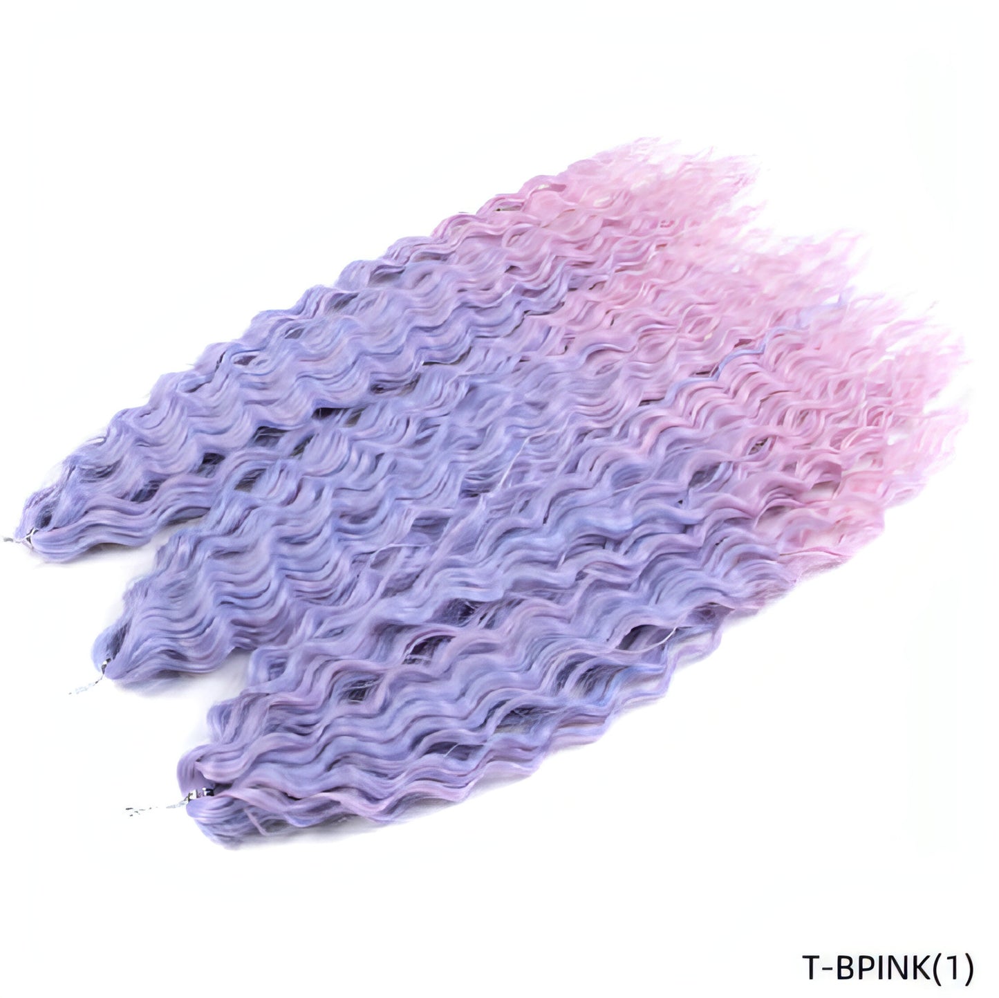 Chemical Fiber Water Ripple Crochet Curls Hair Extensions