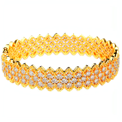 Gold Plated S925 Silver Fine Version Of The Lace Bracelet For Women