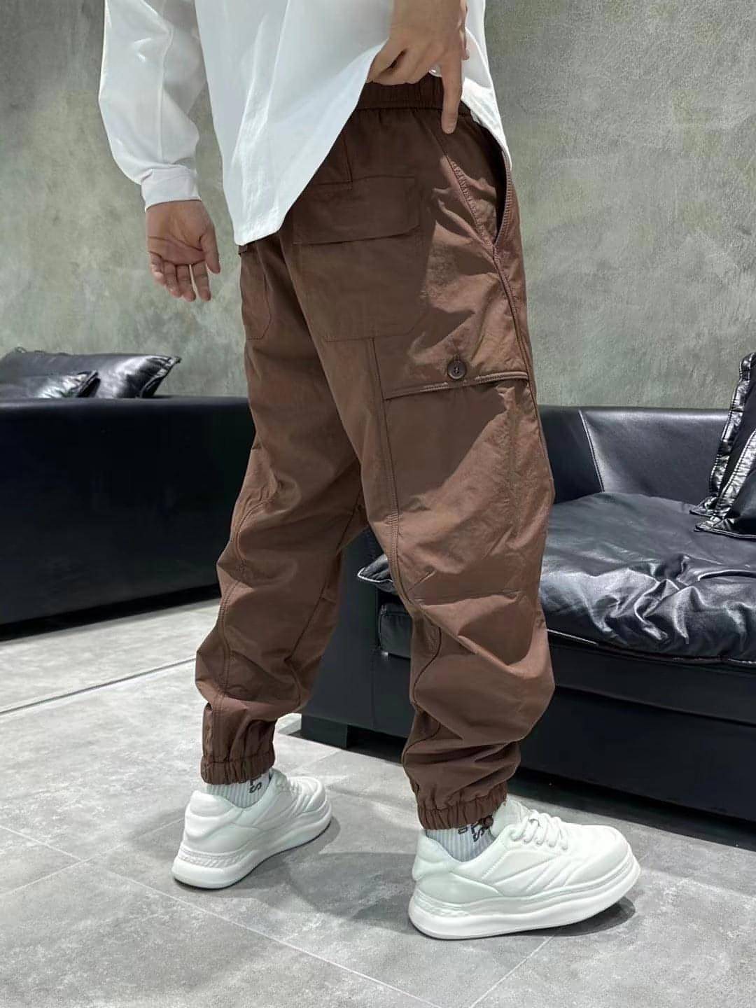 Plush And Thickened Leisure Wear Pants (Jeans) Men