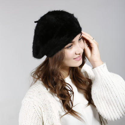 Women's Solid Color Wool Hat