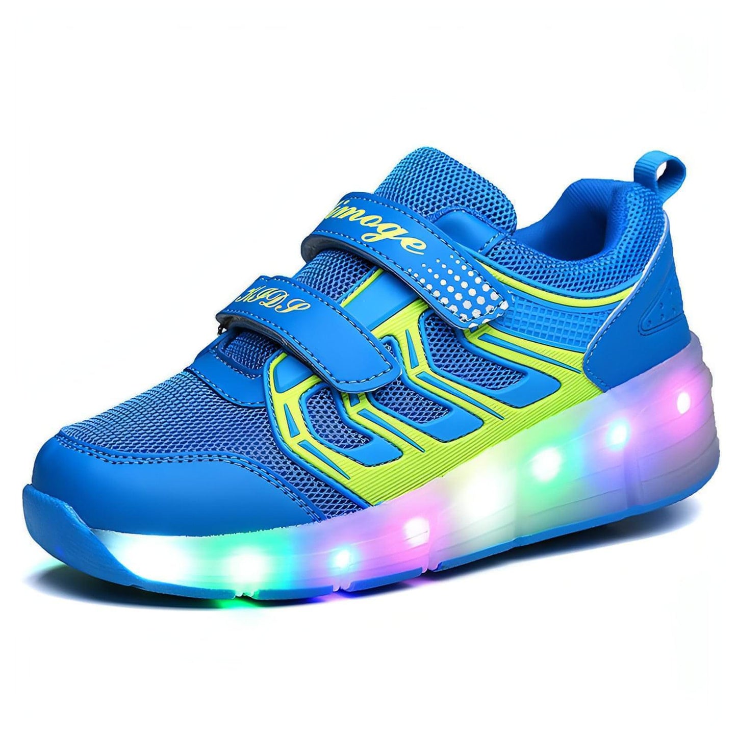 Heelys One-Wheeled Children's Colorful Usb Rechargeable Roller Shoes