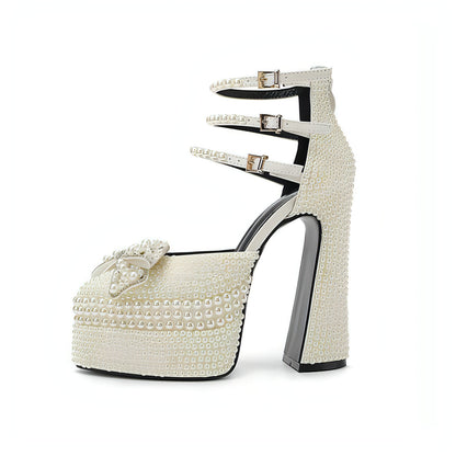 Women´s High Heels Pearl Shoe