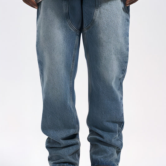 Homens de jeans vintage ocidentais casuais