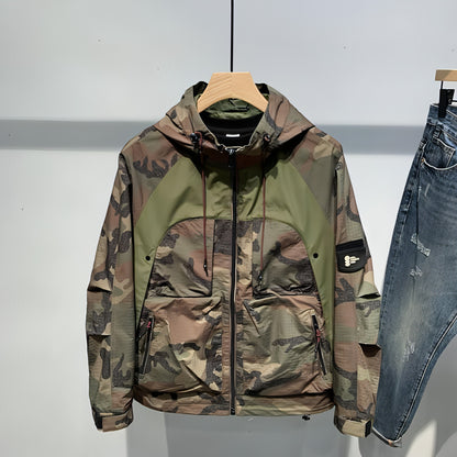 Chaqueta juvenil con capucha de camuflaje para hombre A.1