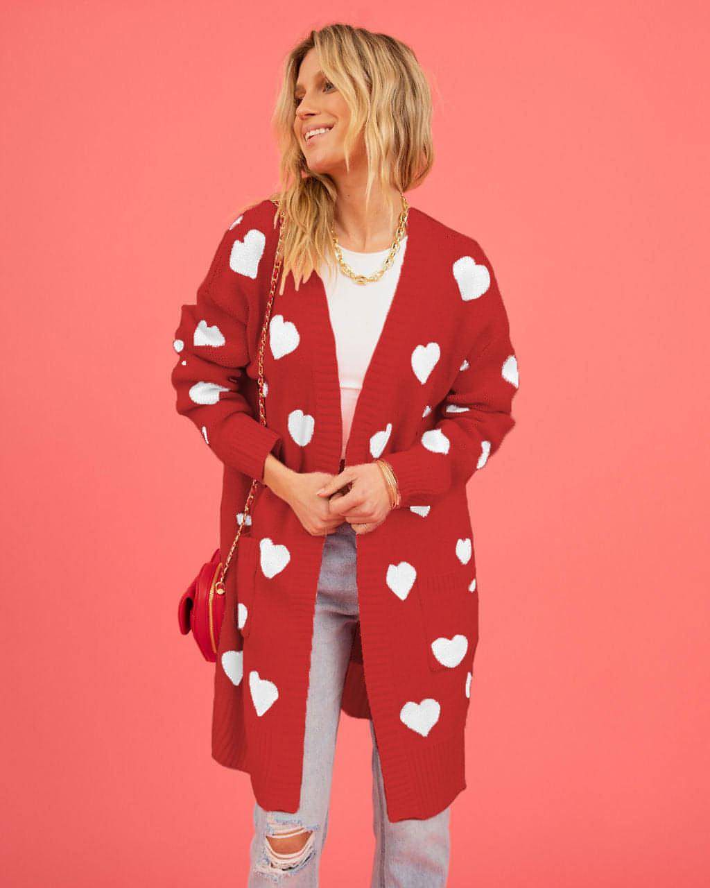 Cardigan Love Pocket-deco