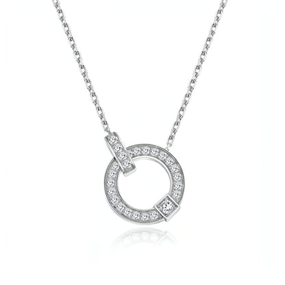 18K Fashion Diamond Clavicle Necklace