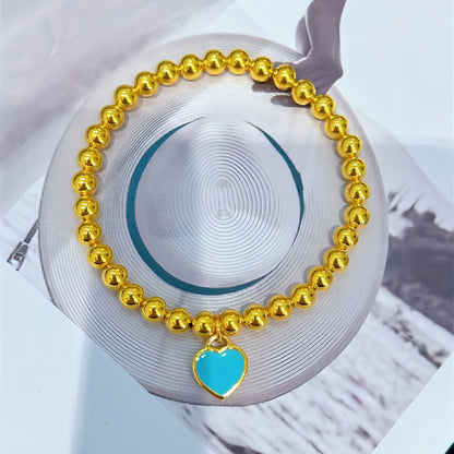 Pulsera de moda de oro puro para mujer