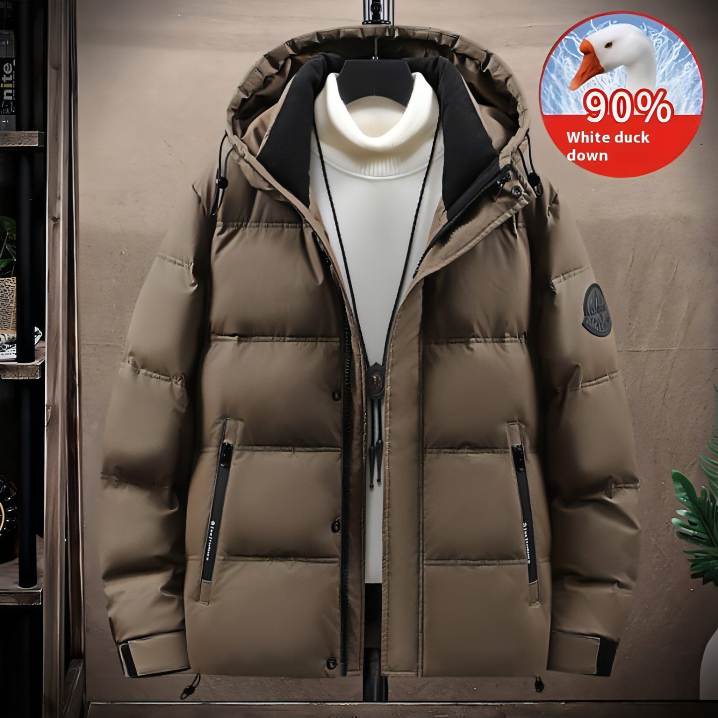 Thickened Warm Down Jacket Male mEN