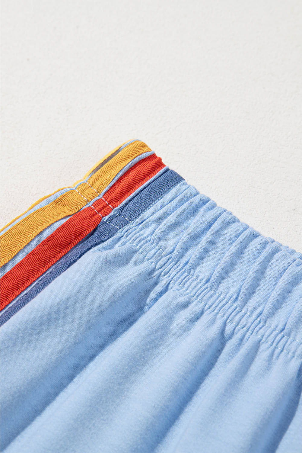 Light Blue Counting Rainbows High Waist Sweatpants