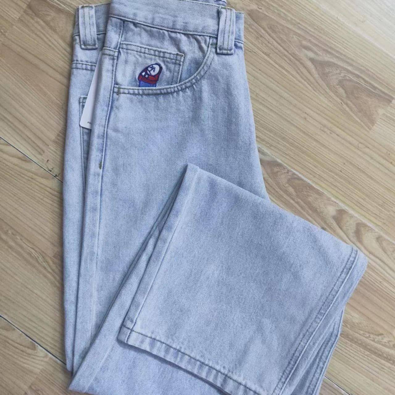 Jeans mit weiter Hose und großem Schritt Damen