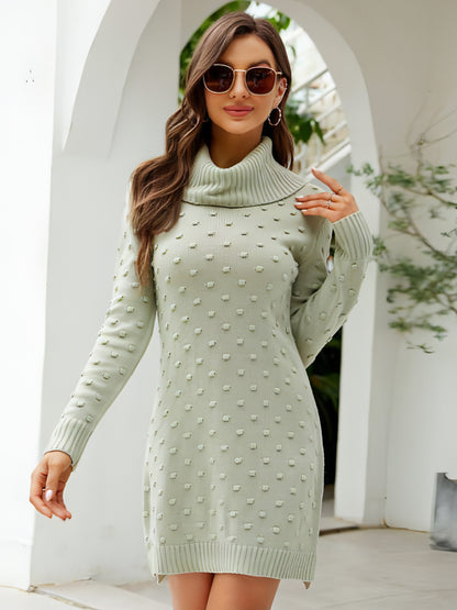 Fashionable All-matching Knitted Dress Women's