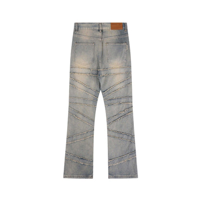 High Street Women 's Jeans With Whiskers Youth