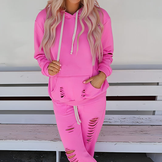 Women's Plus Size Top Knitting Tracksuit