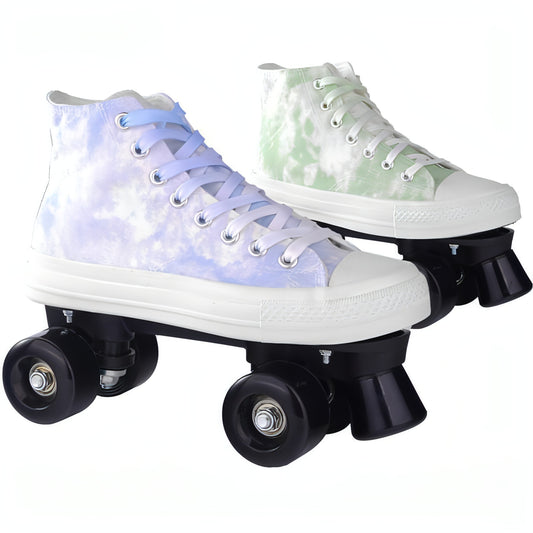 Camuflage Canvas Skates Double Row Freeeled Adult