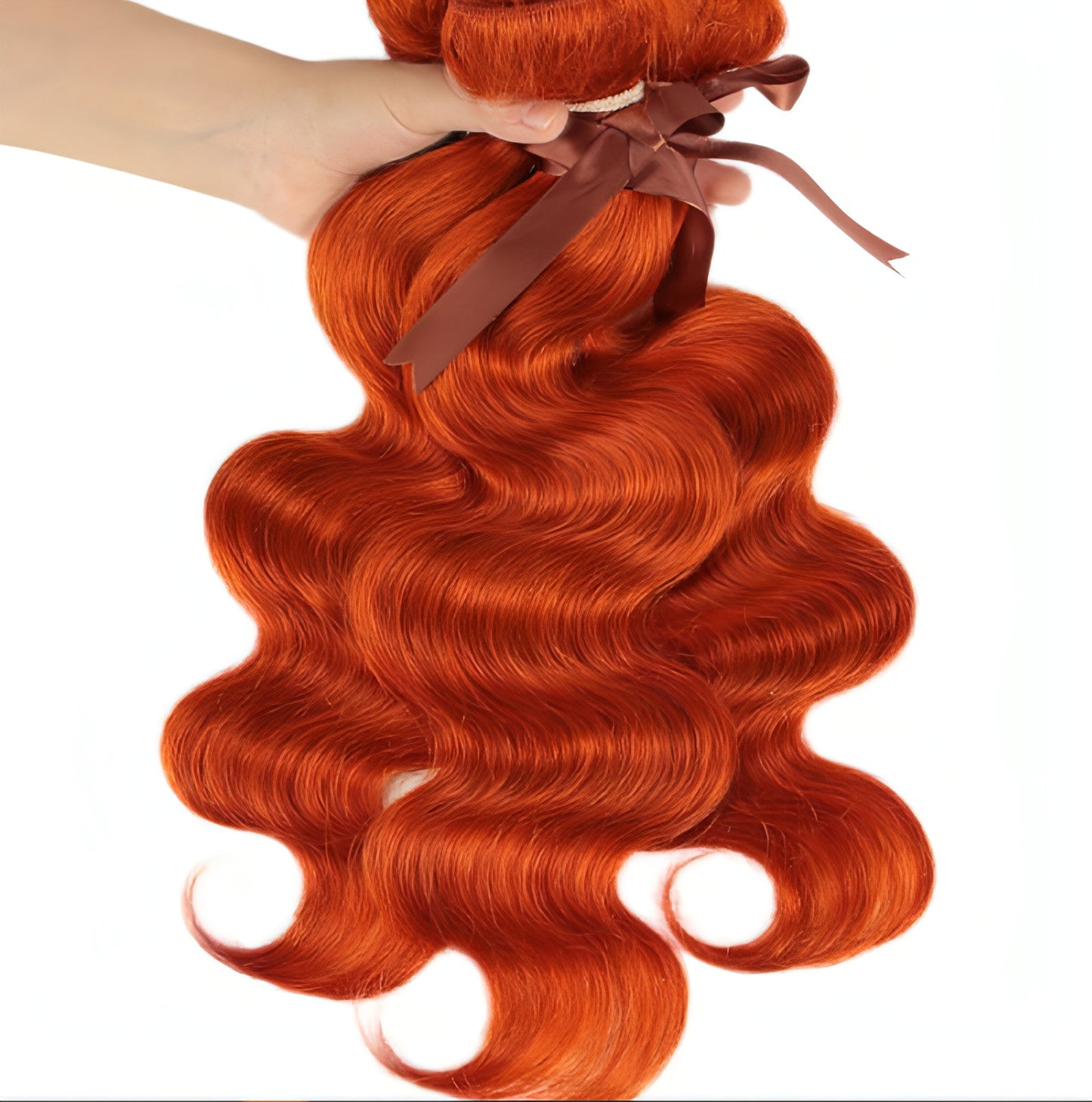 Real Hair Curtain Block Orange Europe And America