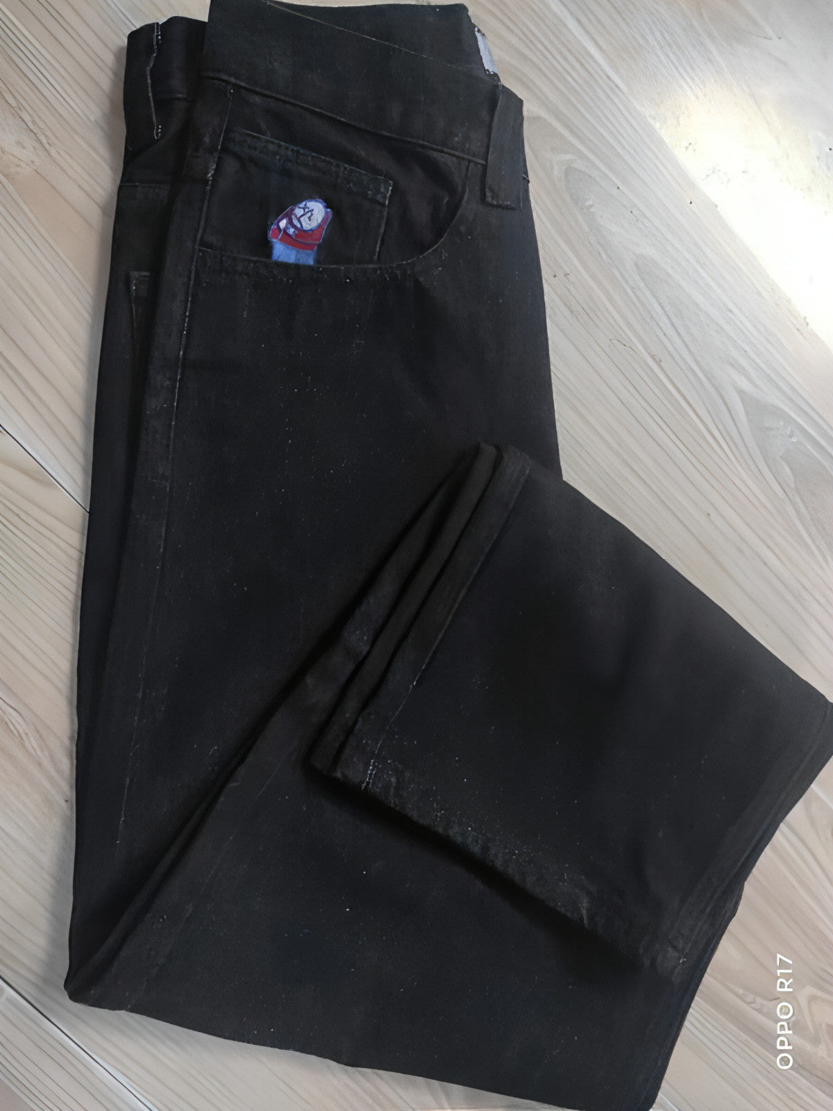 Jeans mit weiter Hose und großem Schritt Damen