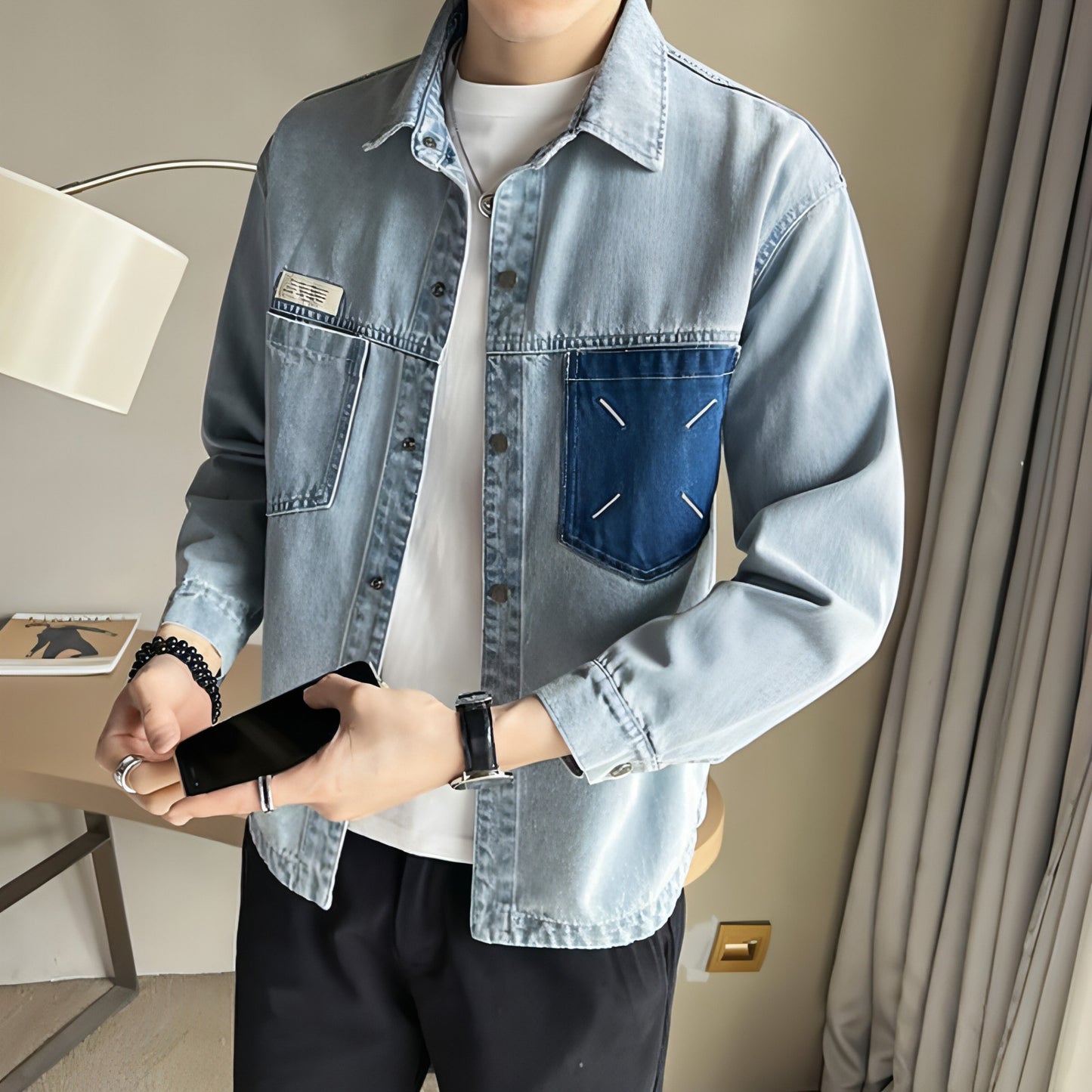 Fashion Brand Denim DressShirt