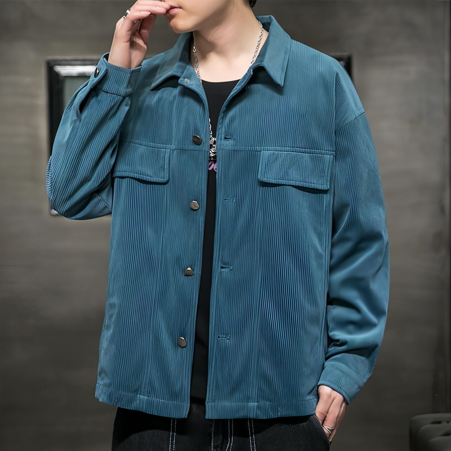 Men's College Student Casual  Jacket