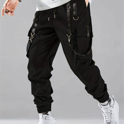 B.1 Ribbon Overalls Drawstring Sports Trousers Pants