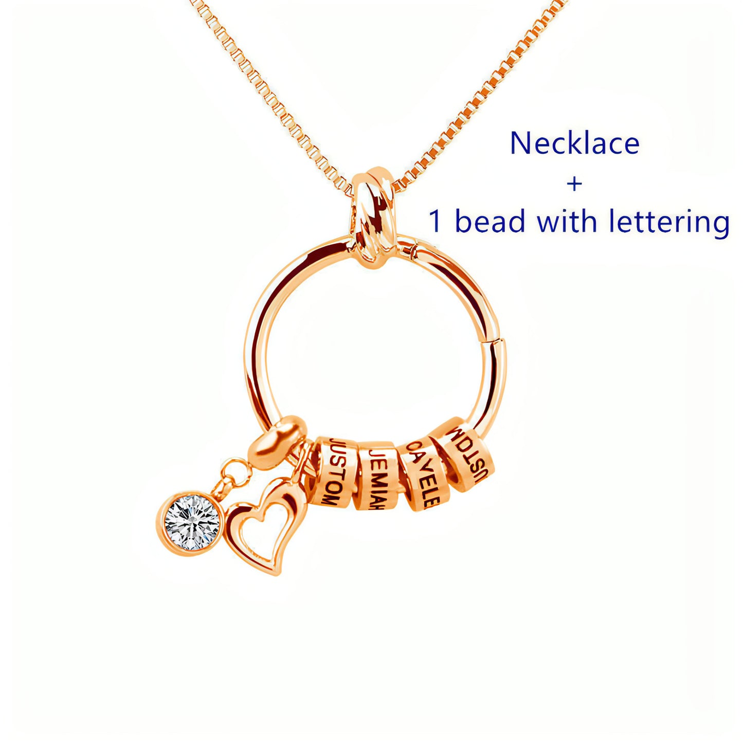 Trendy Love Pendant Exclusive Lettering Necklace With Diamonds