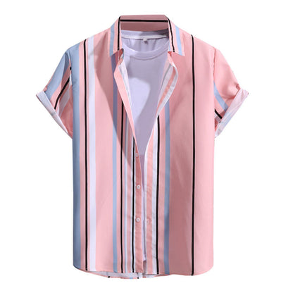 Casual Men DressShirt Stripes