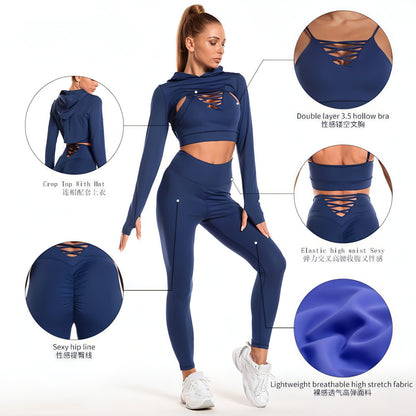 Yoga Fitness Leggings Sports Gym Outfits Clothing