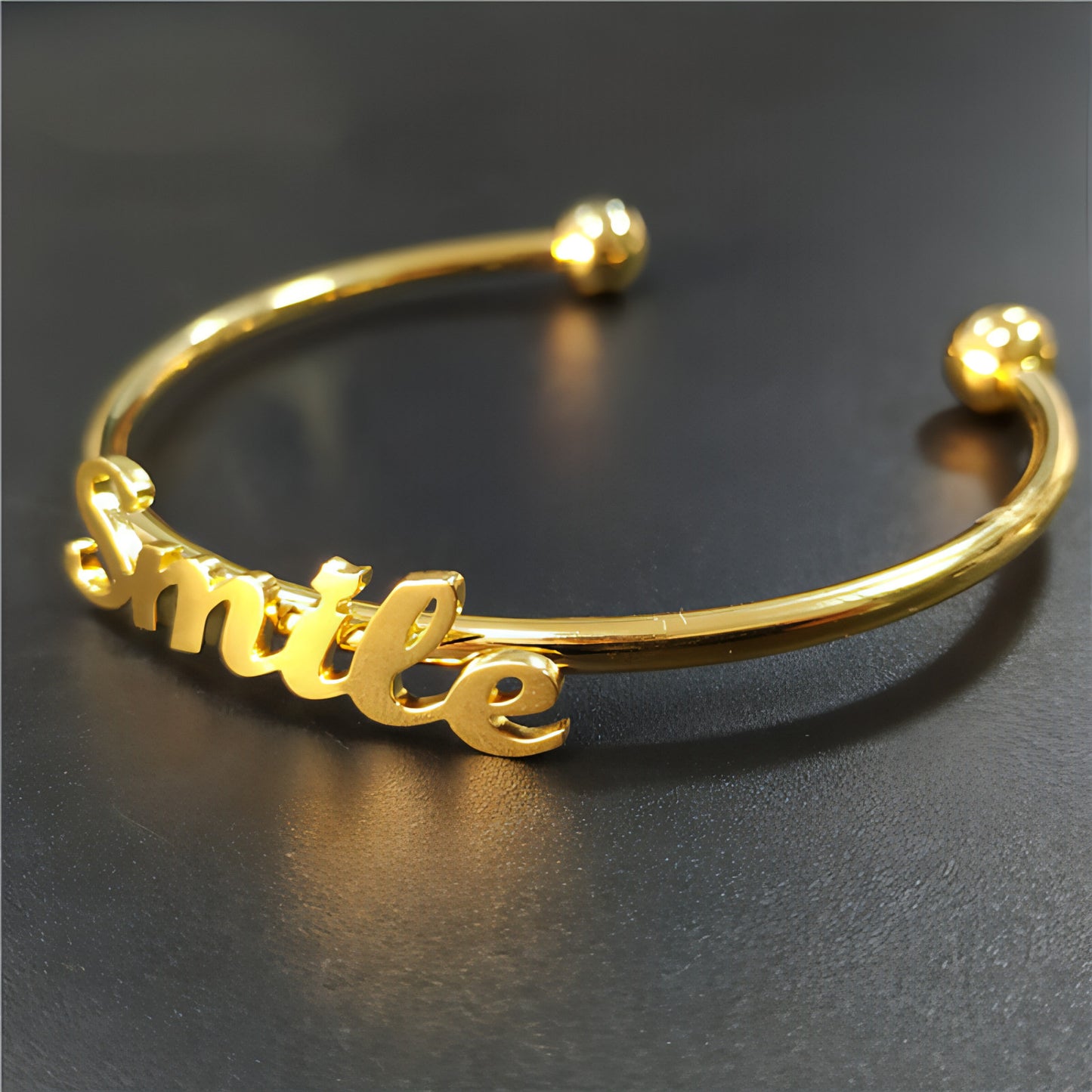 Personalized Stainless Steel Name Bracelet – Custom Letter Jewelry