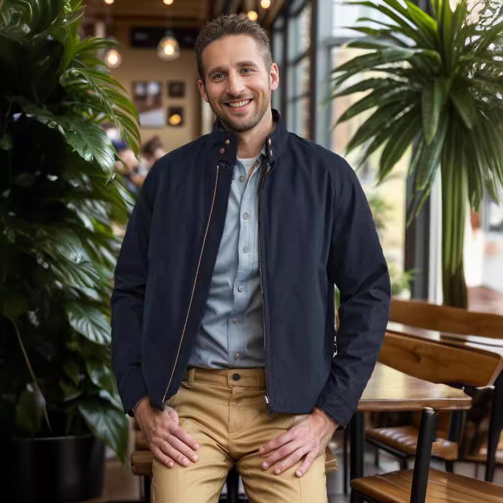 Chaqueta de primavera y otoño para hombre