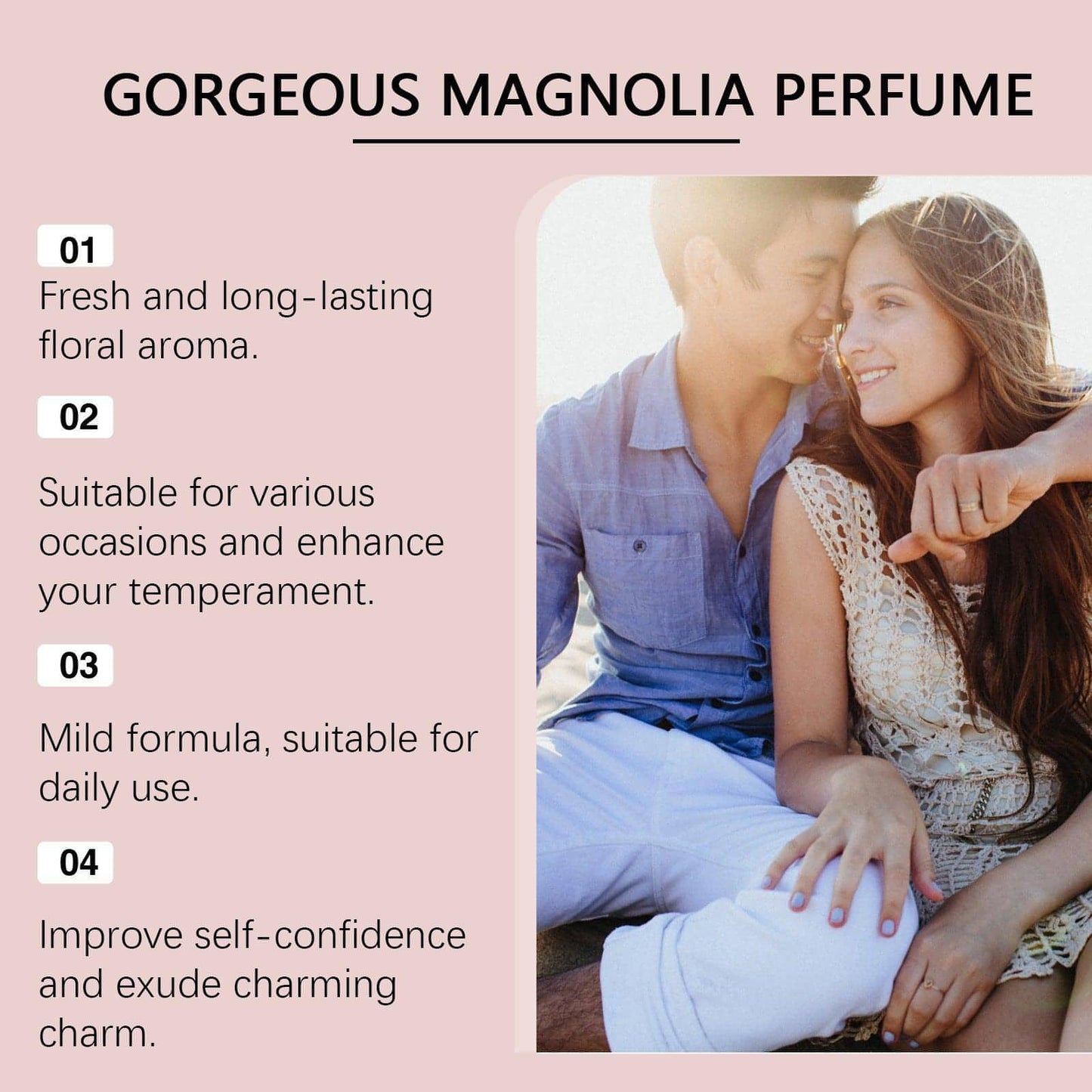 Magnolia Flower Perfume Behind The Ear Elegant