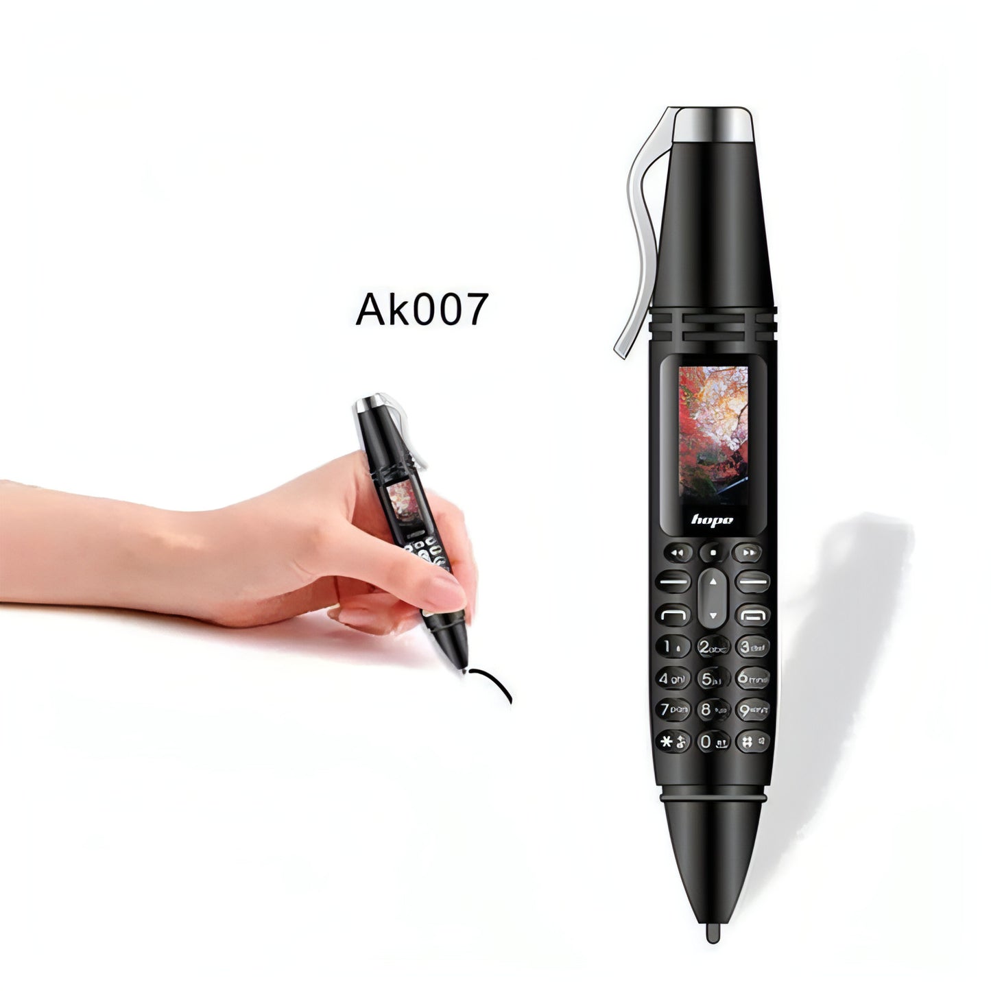 Z. The New AK007 Ultra-small Mini Bluetooth Phone Multi-language Accessories