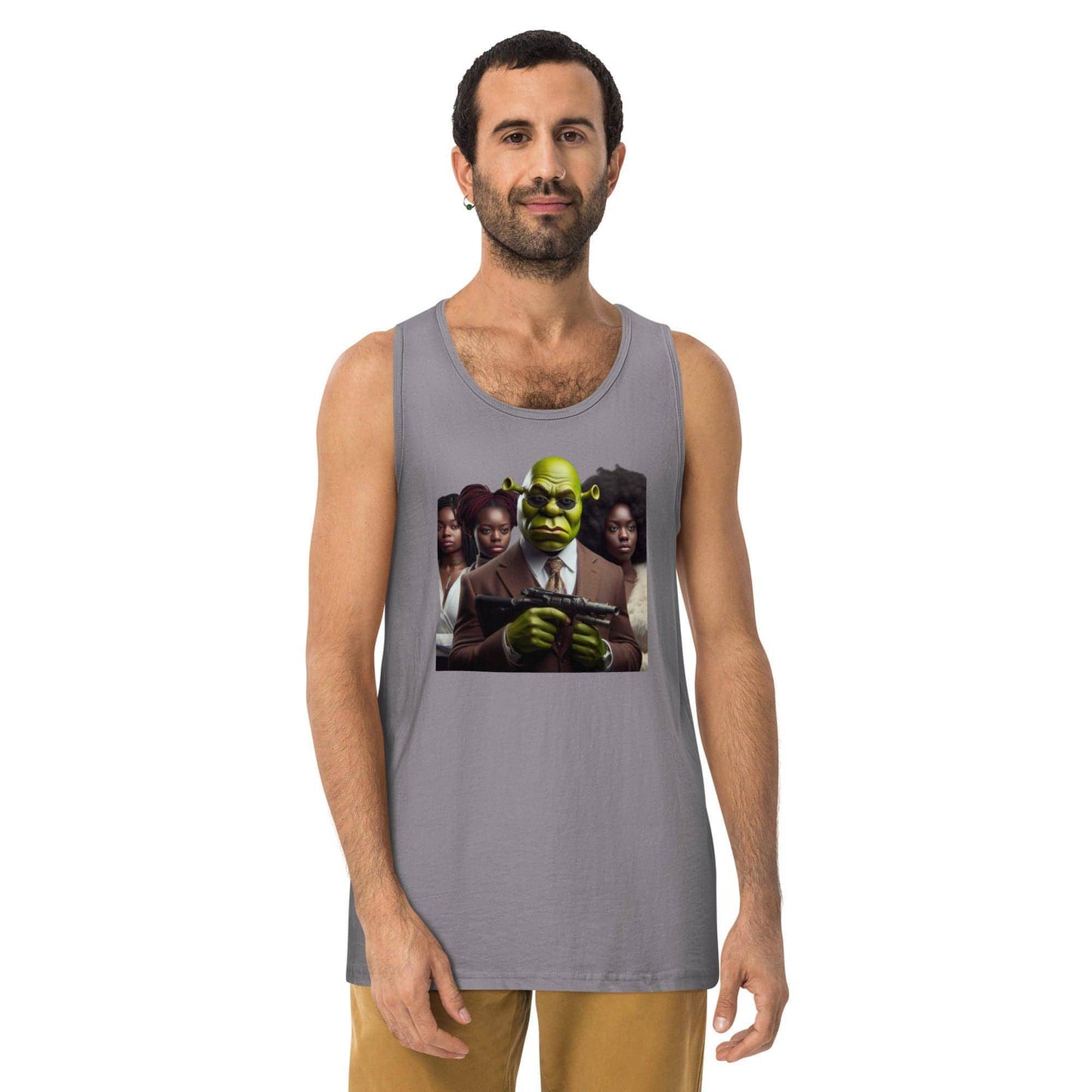 Tony - Shreky- 3 - Men’s premium tank top