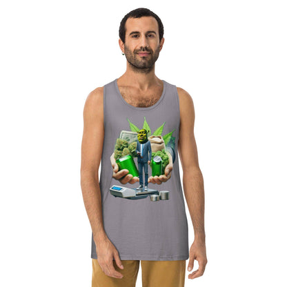 Tony - Shreky - 4 - Men’s premium tank top