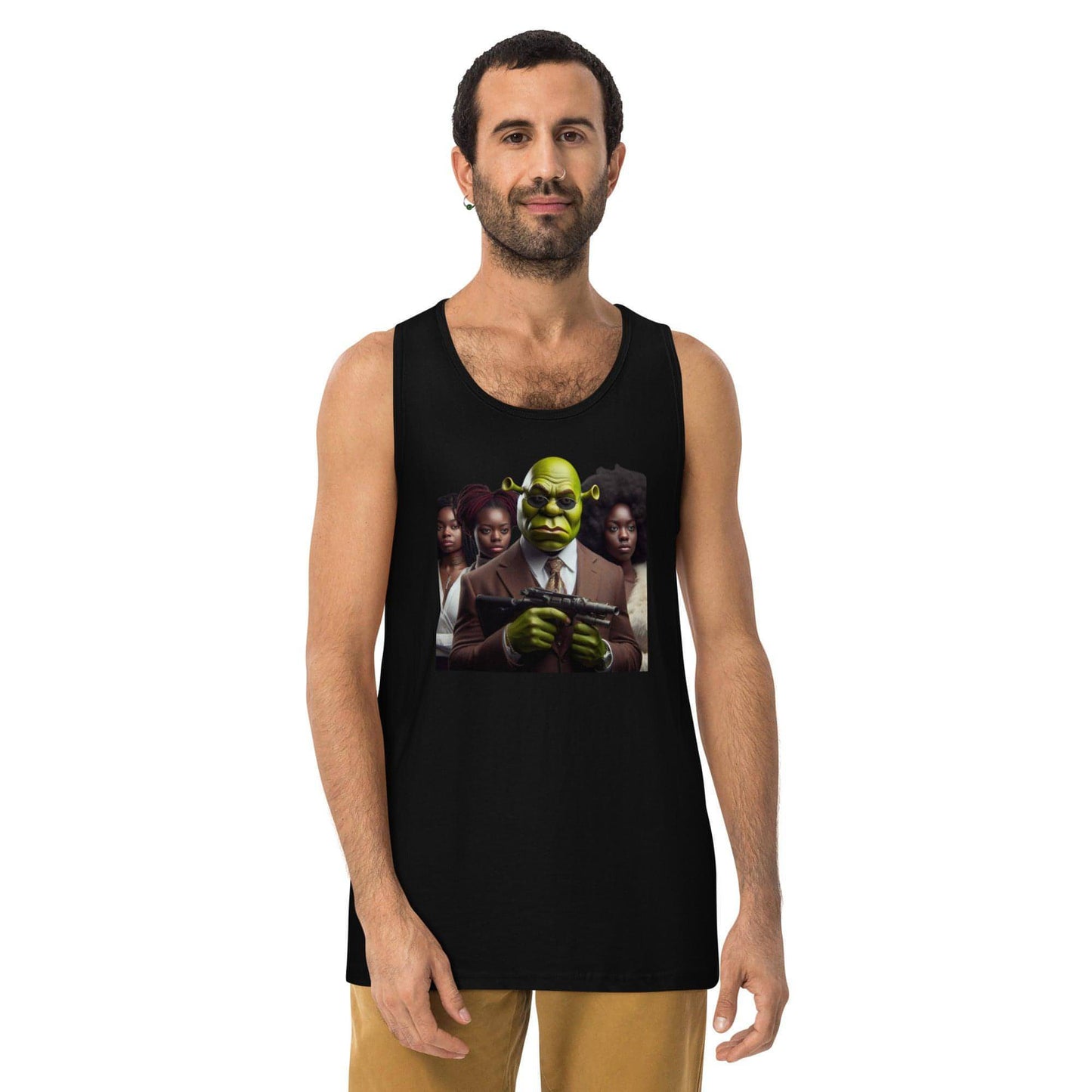 Tony - Shreky- 3 - Men’s premium tank top