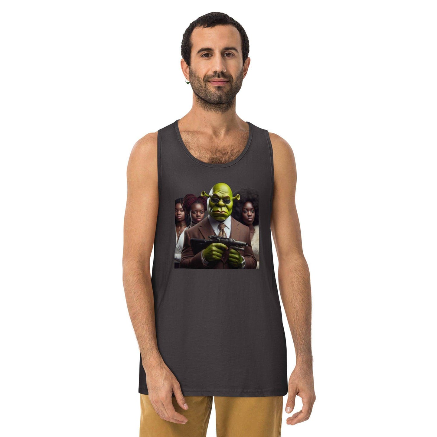 Tony - Shreky- 3 - Men’s premium tank top