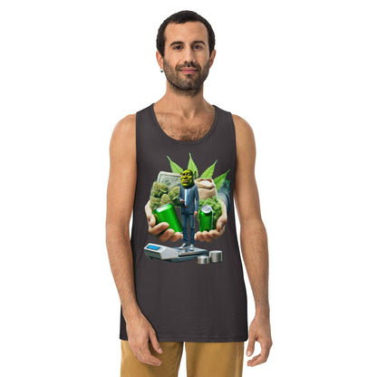 Tony - Shreky - 4 - Men’s premium tank top