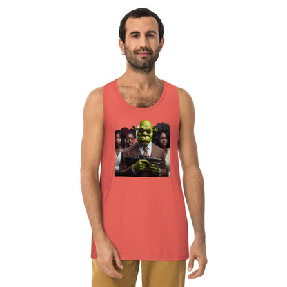 Tony - Shreky- 3 - Men’s premium tank top