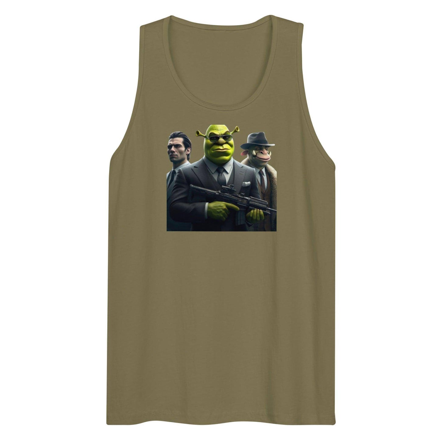 Tony - Shreky - 3  Men’s premium tank top