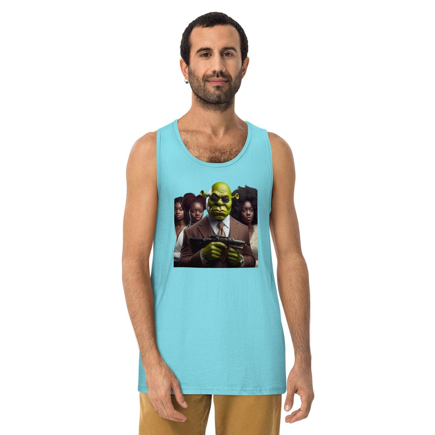 Tony - Shreky- 3 - Men’s premium tank top