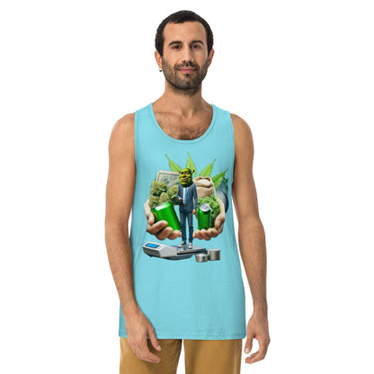 Tony - Shreky - 4 - Men’s premium tank top