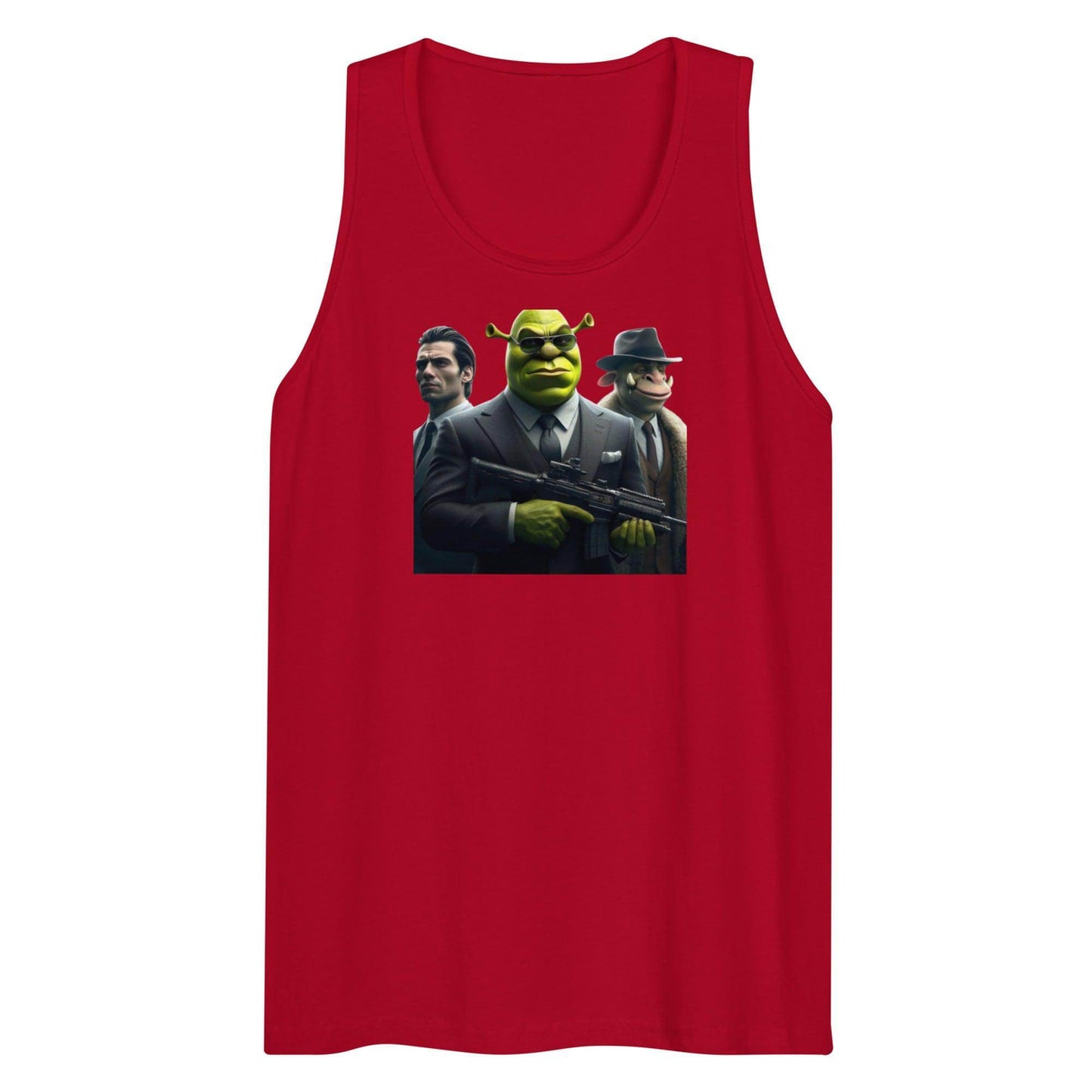 Tony - Shreky - 3  Men’s premium tank top