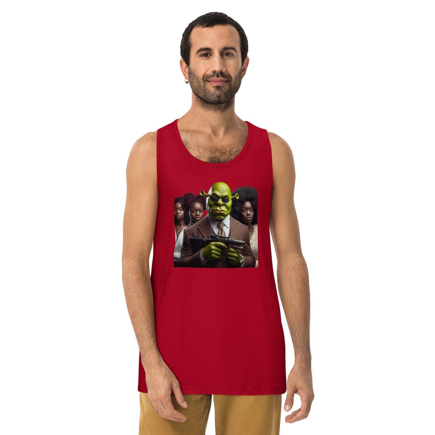 Tony - Shreky- 3 - Men’s premium tank top