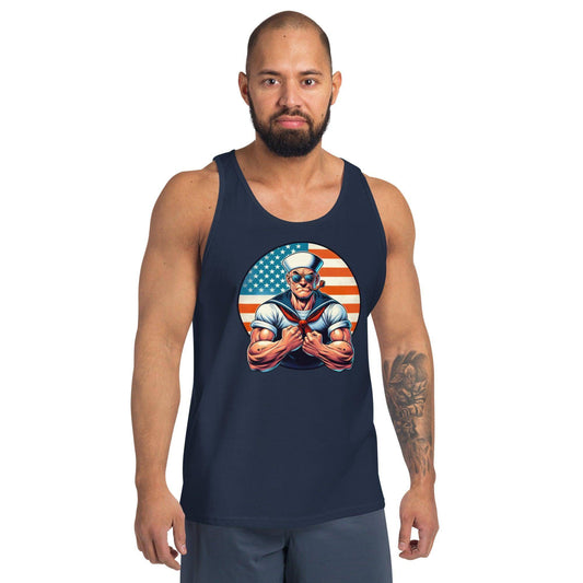 A. Popeye 1 - Camiseta sin mangas para hombre