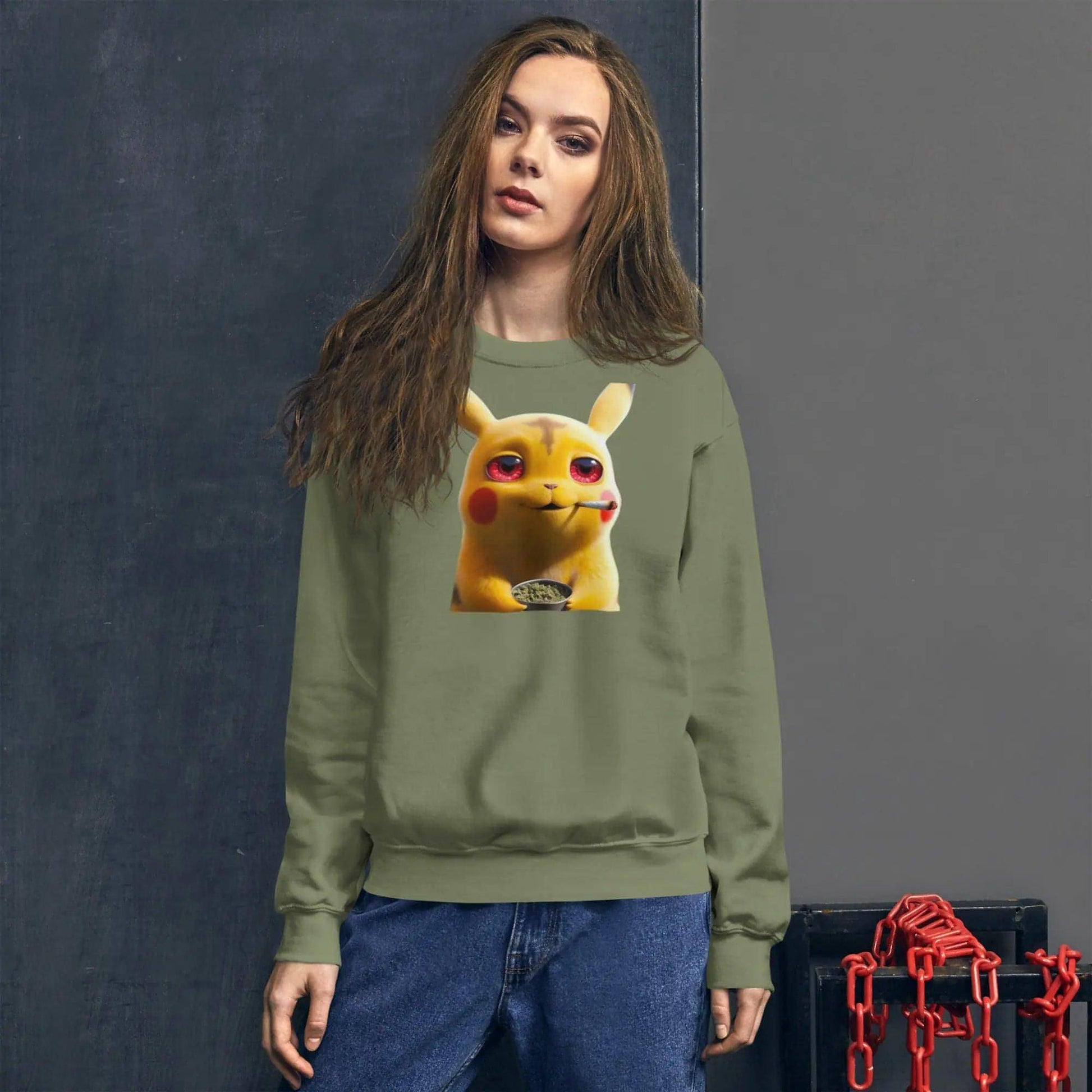 Stoner Pika - Unisex Sweatshirt WORLDSHOP