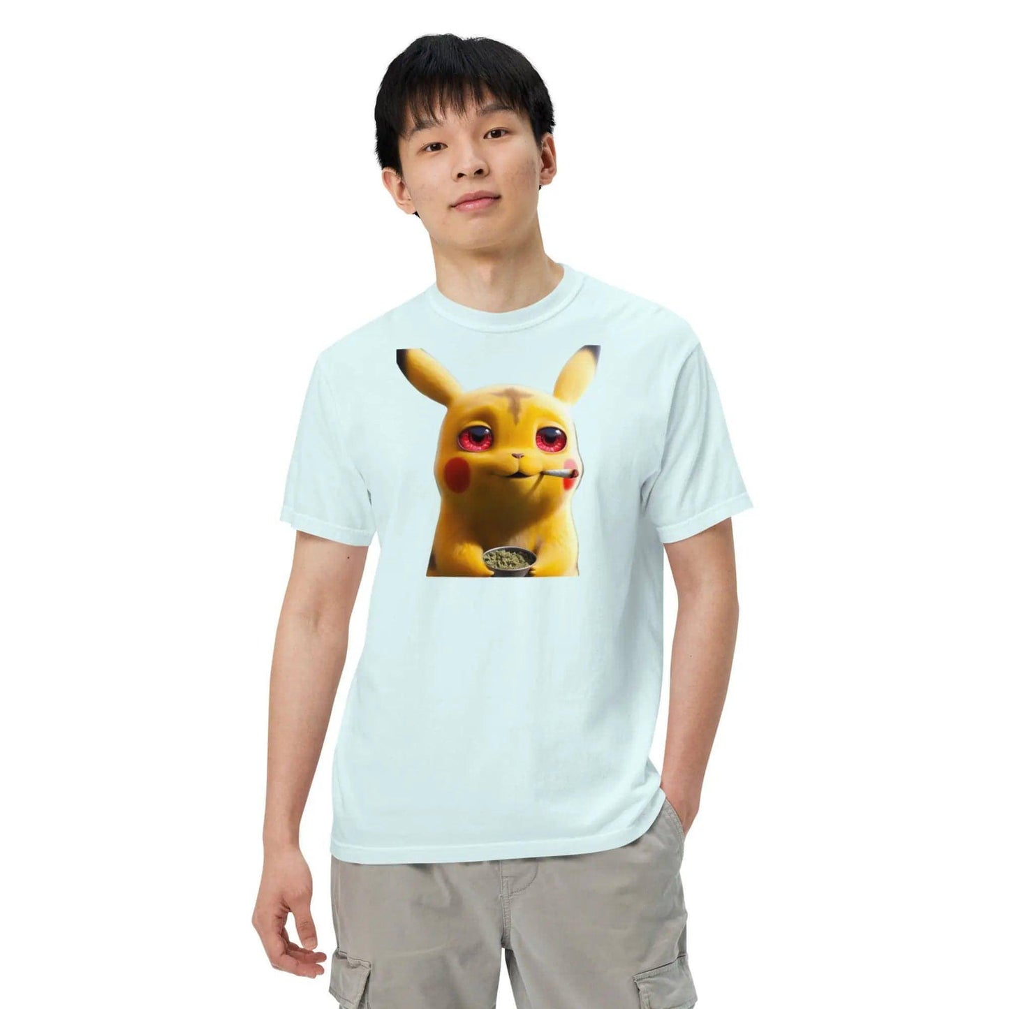 Stoner Pika - Unisex garment-dyed heavyweight t-shirt WORLDSHOP