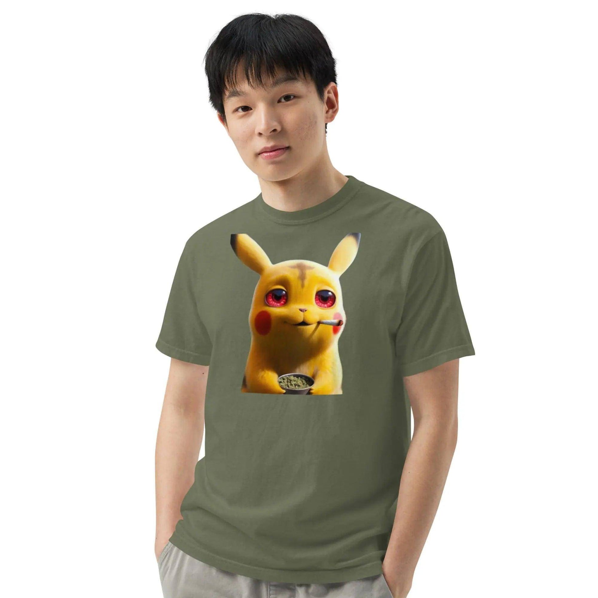 Stoner Pika - Unisex garment-dyed heavyweight t-shirt WORLDSHOP