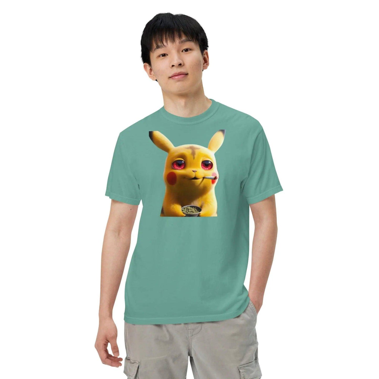 Stoner Pika - Unisex garment-dyed heavyweight t-shirt WORLDSHOP