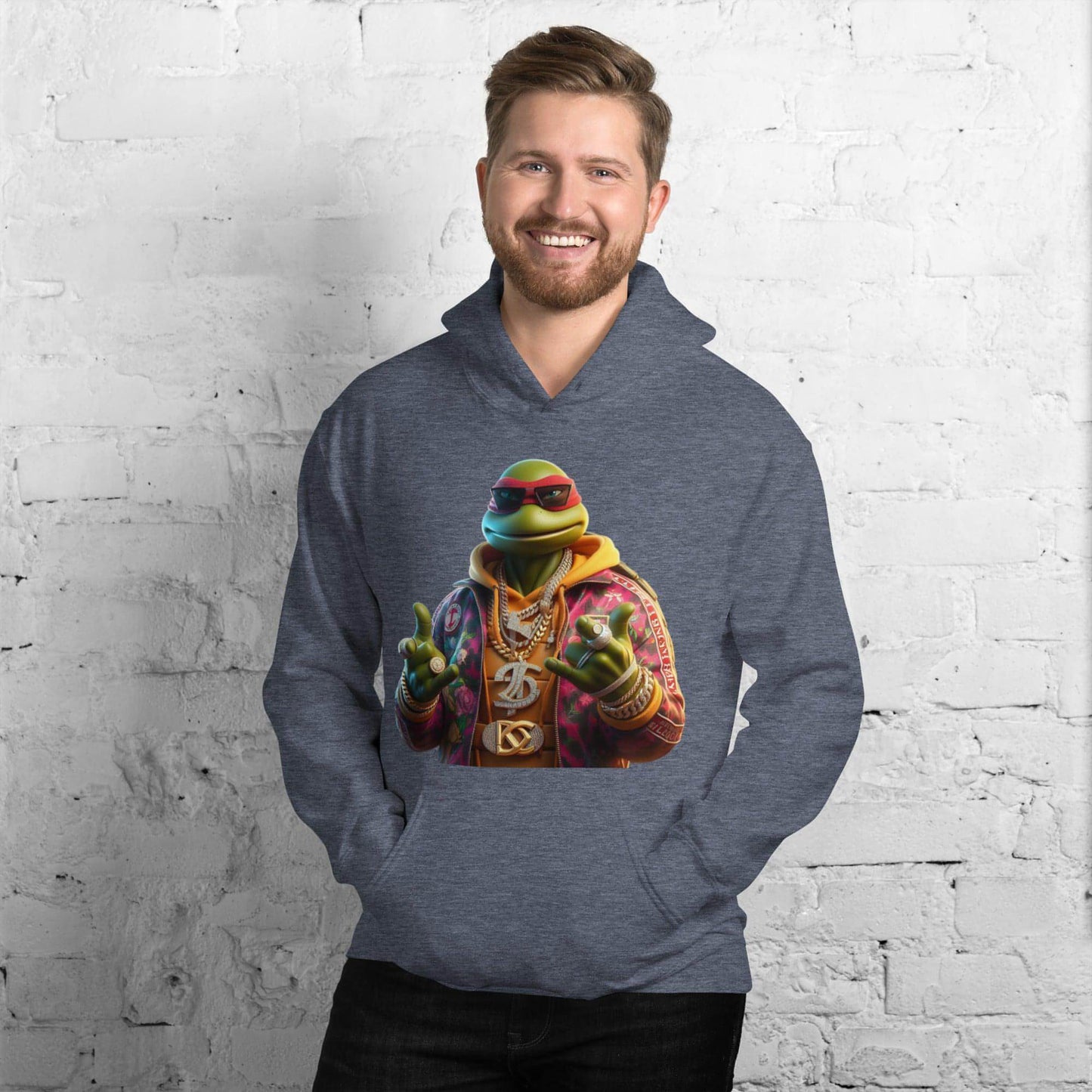 Sudadera unisex con capucha PIMP-Turtle