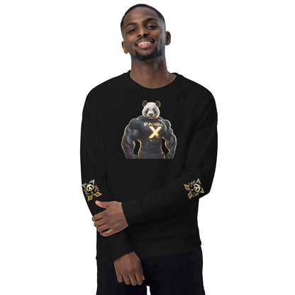 Z. Panda X - Unisex organic raglan sweatshirt WORLDSHOP