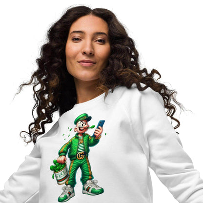 Popeyegucci - Unisex organic raglan sweatshirt WORLDSHOP