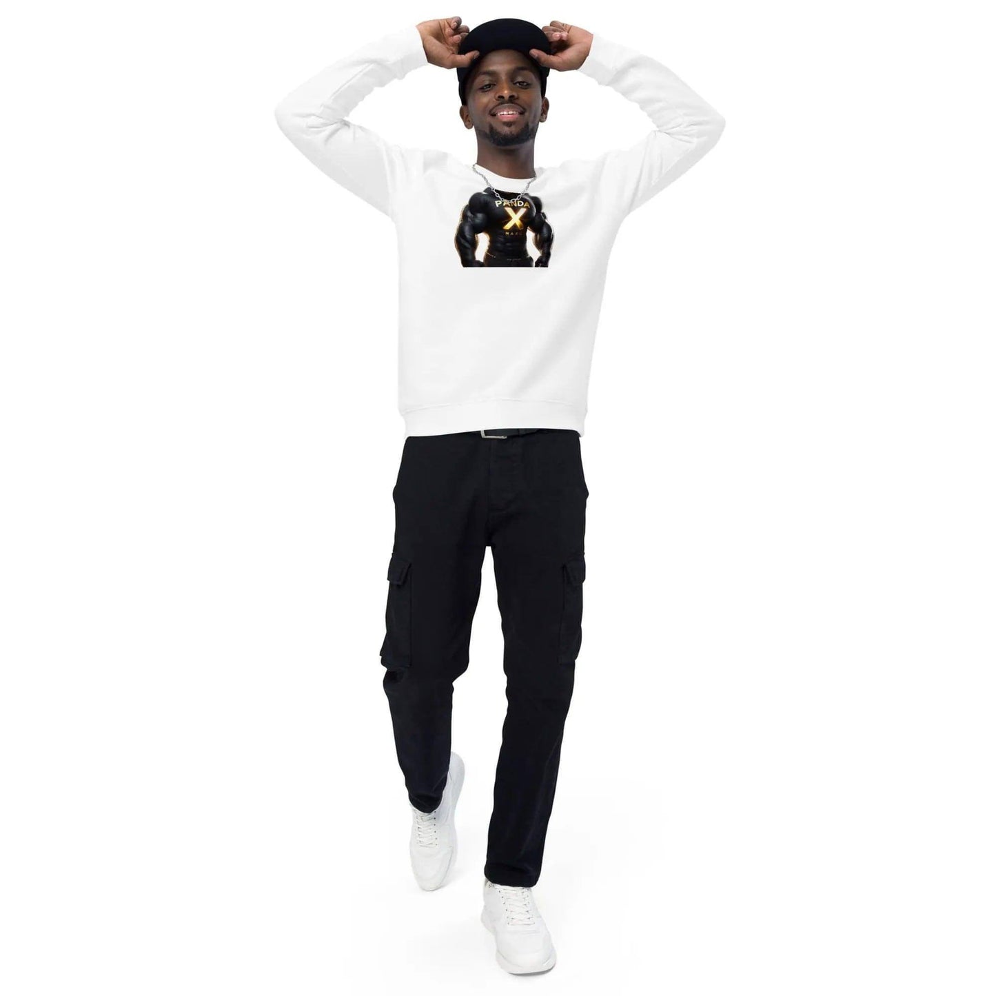 Z. Panda X - Unisex organic raglan sweatshirt WORLDSHOP